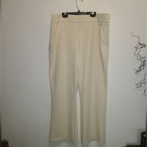 Anne Klein Cream Trousers